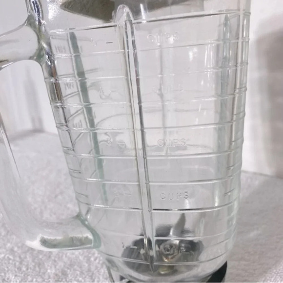Vintage Blender Glass Replacement Pitcher With  Blades - Picture 10 of 14